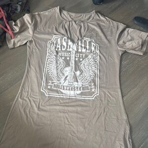 Graphic Tee with Nashville Print